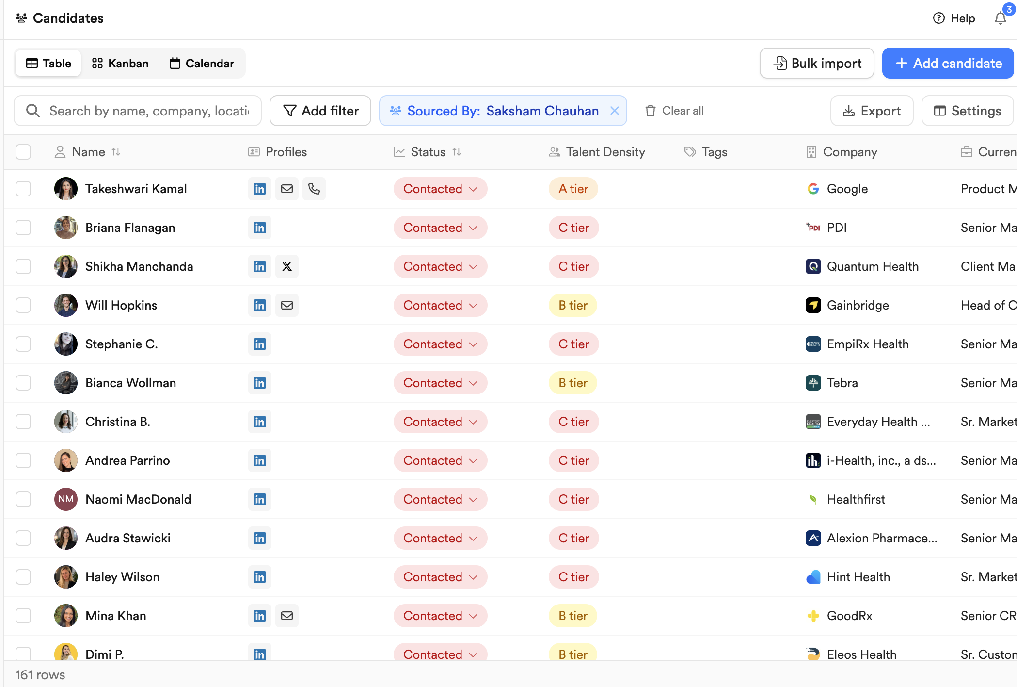 Recruitment automation — outreach sequences